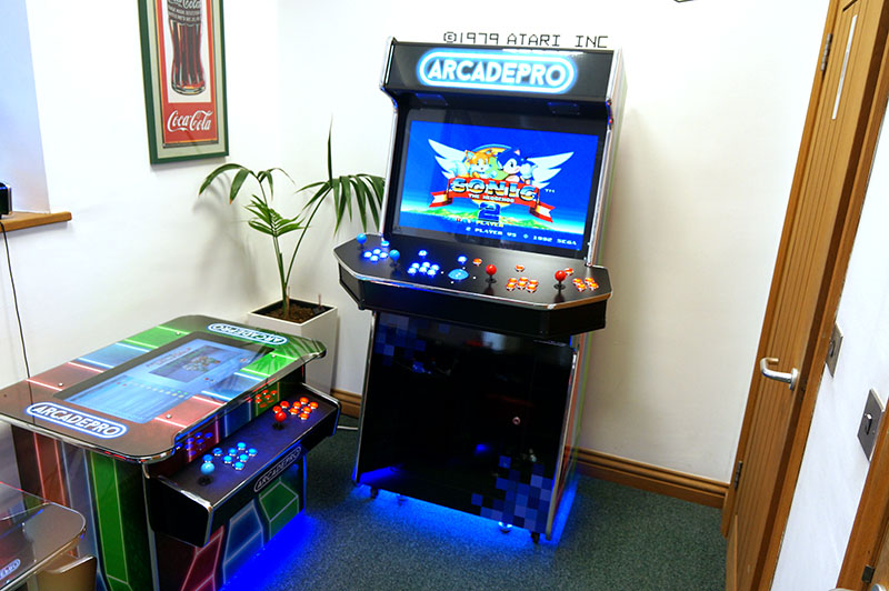 ArcadePro Solar Fire 4 Player Upright Arcade Machine - On Display in Showroom